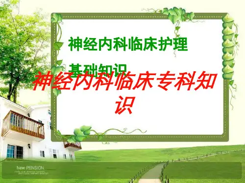 神经内科临床专科知识培训课件