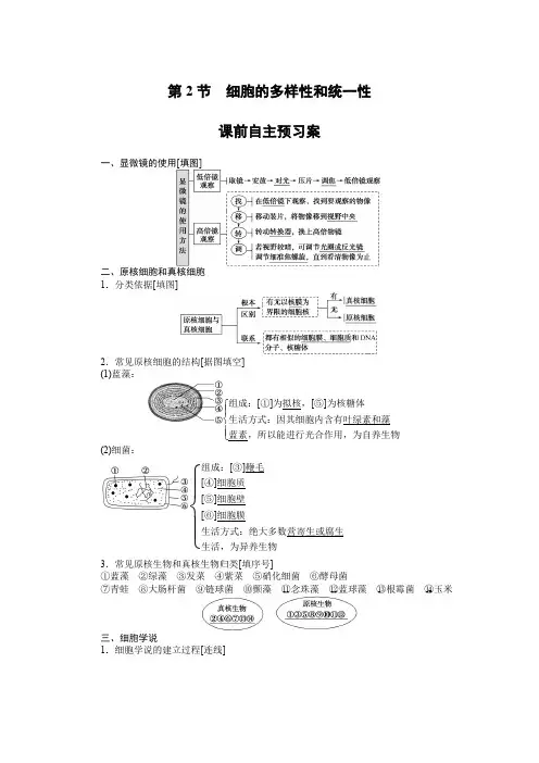 人教版生物必修一重难点解析1.2附答案