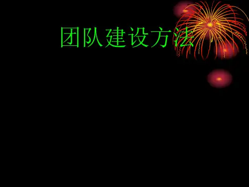 团队建设方法概述(PPT 36张)