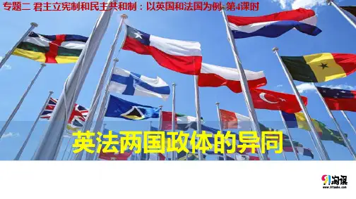 课件8：2.4 英法两国政体的异同