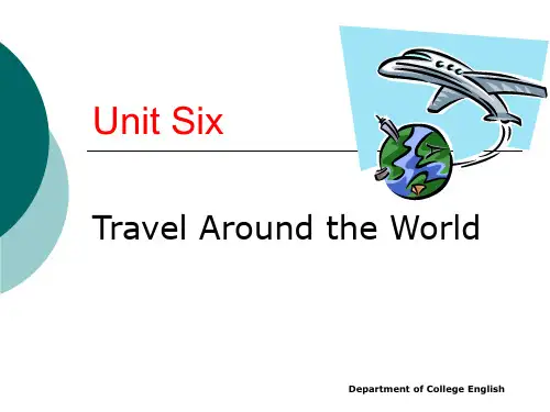 Travel Around the World环游世界英文课件