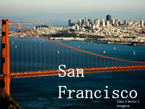 San Francisco旧金山英文简介