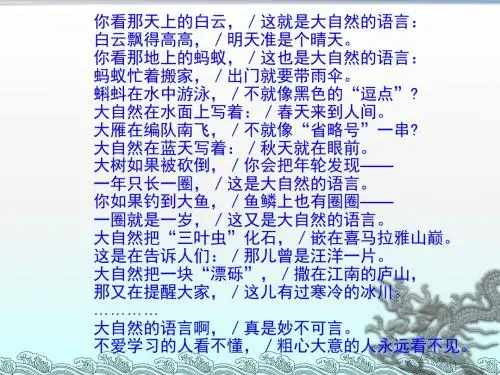 24《大自然的文字》