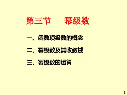 幂级数ppt