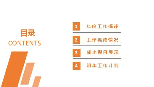 简约年终经典高端共赢未来工作汇报总结PPT模板