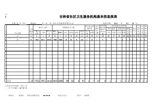 社区卫生统计报表9[1].27