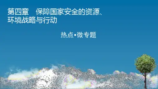 人教版高中地理选择性必修第3册 第四章 保障国家安全的资源、环境战略与行动 热点专题4