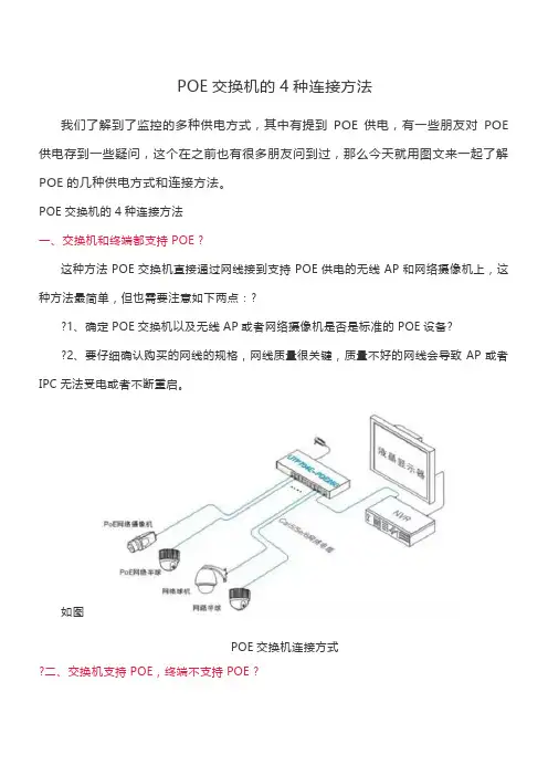 POE交换机的4种连接方法