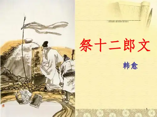 《祭十二郎文》公开课PPT课件