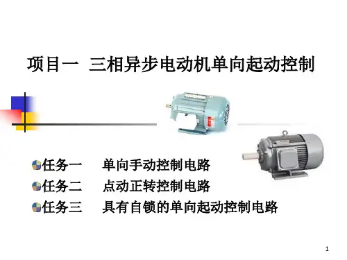 项目一  三相异步电动机单向起动控制