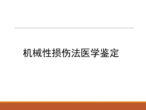 法医病理  机械性损伤鉴定-致伤物推断