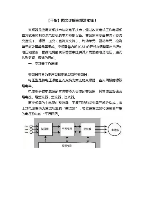 【干货】图文详解变频器接线！