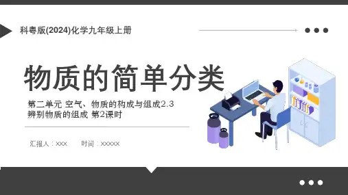 科奥版九年级化学上册《物质的简单分类》课件