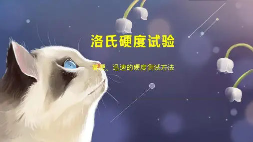 洛氏硬度试验