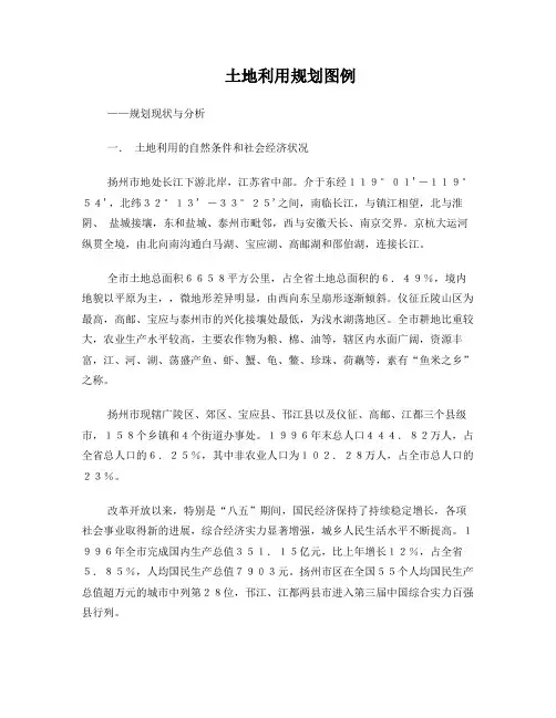 土地利用规划图例