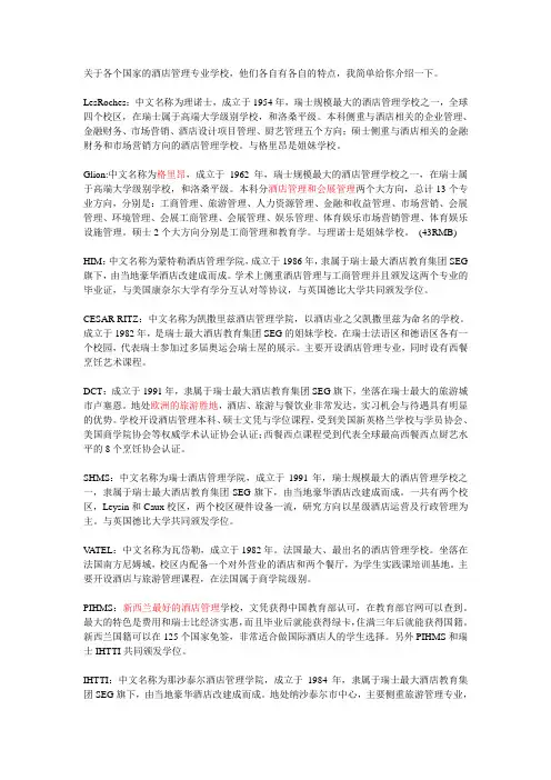 酒店管理