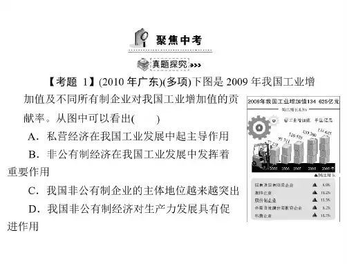 思想品德：第七课《关注经济发展》配套课件(人教版九年级)
