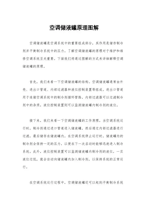 空调储液罐原理图解