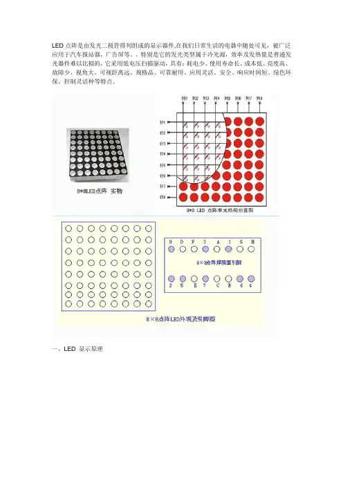 LED点阵屏原理介绍