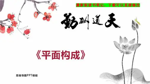 《平面构成》读书笔记思维导图