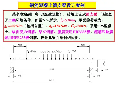钢筋混凝土简支梁设计3
