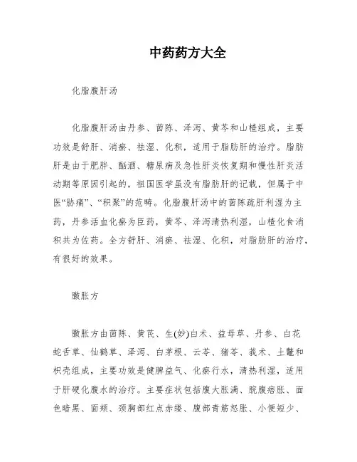 中药药方大全