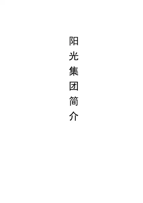 公司业绩简介【范本模板】
