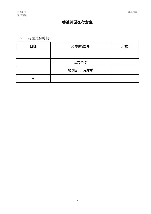 交房方案定稿.