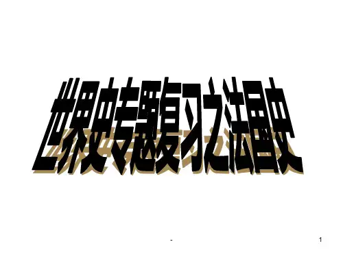 高三历史法国史(201911整理)PPT课件