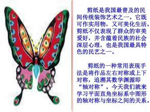 轴对称与坐标变化
