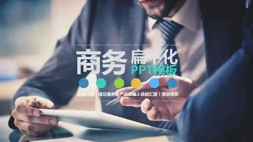 企业介绍成功案例销售总结营销报告PPT模版