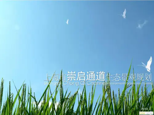 25.上海市崇启通道生态规划2010-EDAW