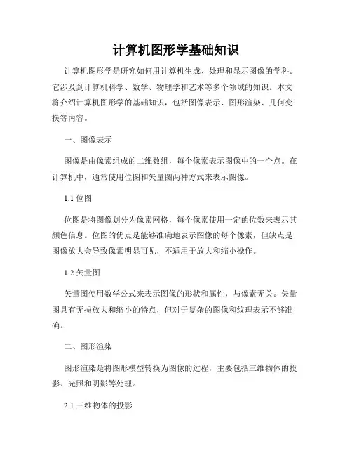 计算机图形学基础知识