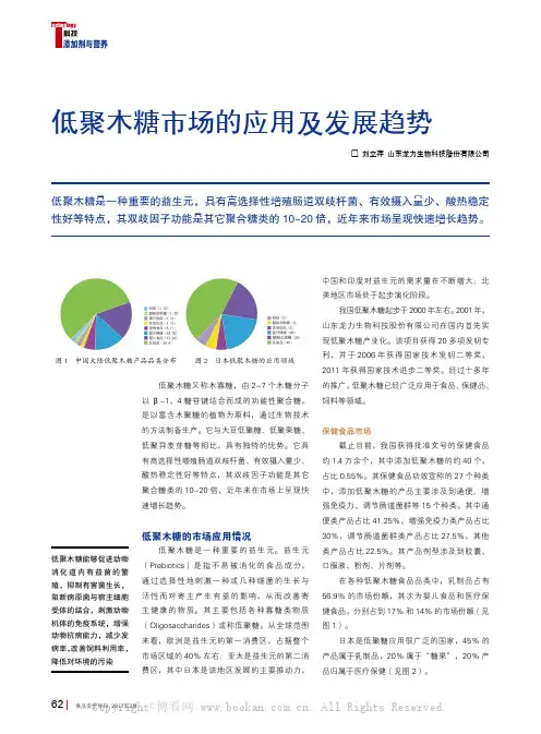 低聚木糖市场的应用及发展趋势