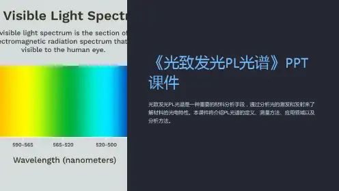 《光致发光PL光谱》课件