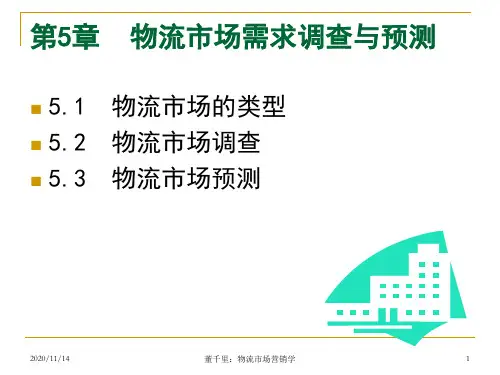 物流市场需求预测1