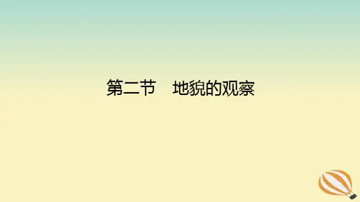 新教材高中地理第四章地貌第二节地貌的观察课件新人教版必修第一册
