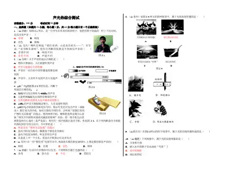 声光热综合检测