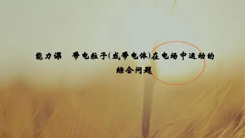 2019届高考物理一轮复习教科版课件：第七章 静电场 能力课 精品