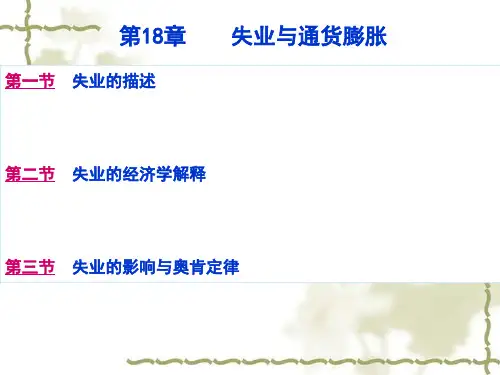 宏观经济学__失业解析