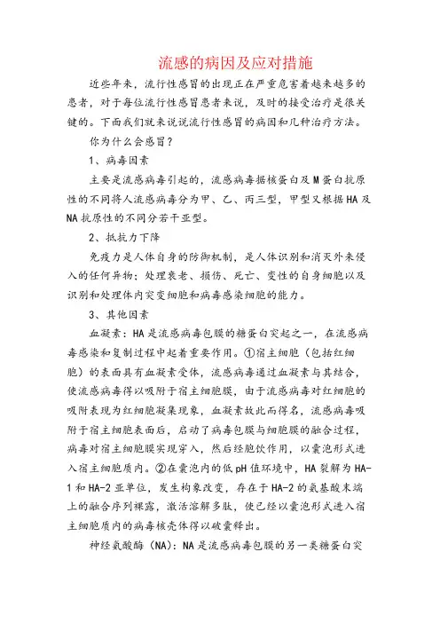 流感的原因及应对措施