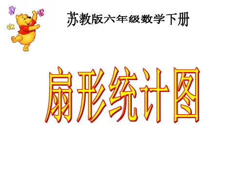 苏教版六年级下册数学《扇形统计图》PPT课件