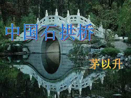 11.中国石拱桥(优秀).(课堂PPT)