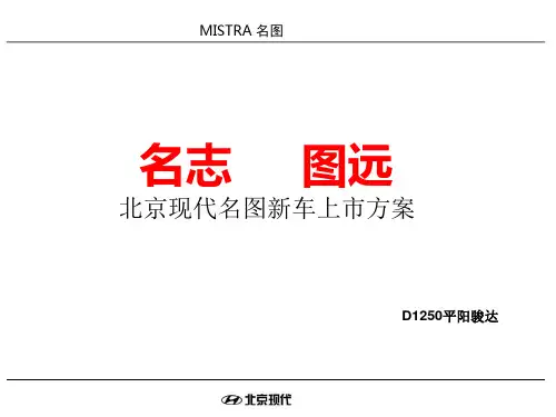 北京现代名图上市营销方案