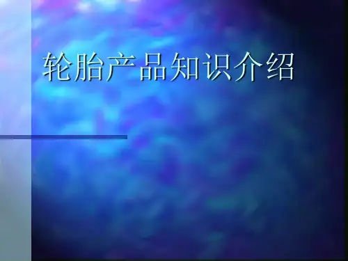 轮胎产品知识介绍.ppt