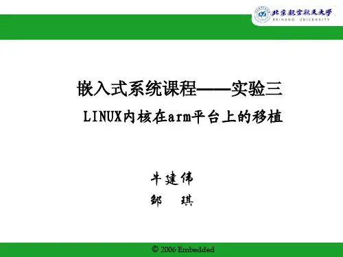 LINUX内核在arm平台上的移植