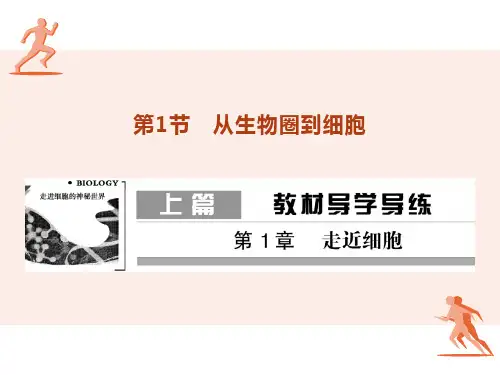 高中生物必修一第一章第一节走近细胞