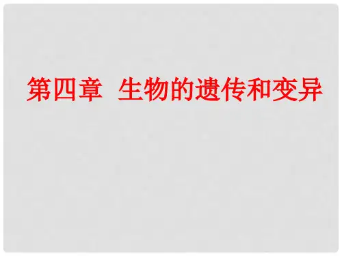 八年级生物上册 第四单元 第四章 第一节 遗传的物质基础课件(1)(新版)济南版