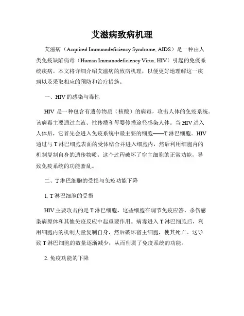 艾滋病致病机理