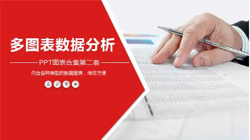 财务报告数据分析多图表PPT